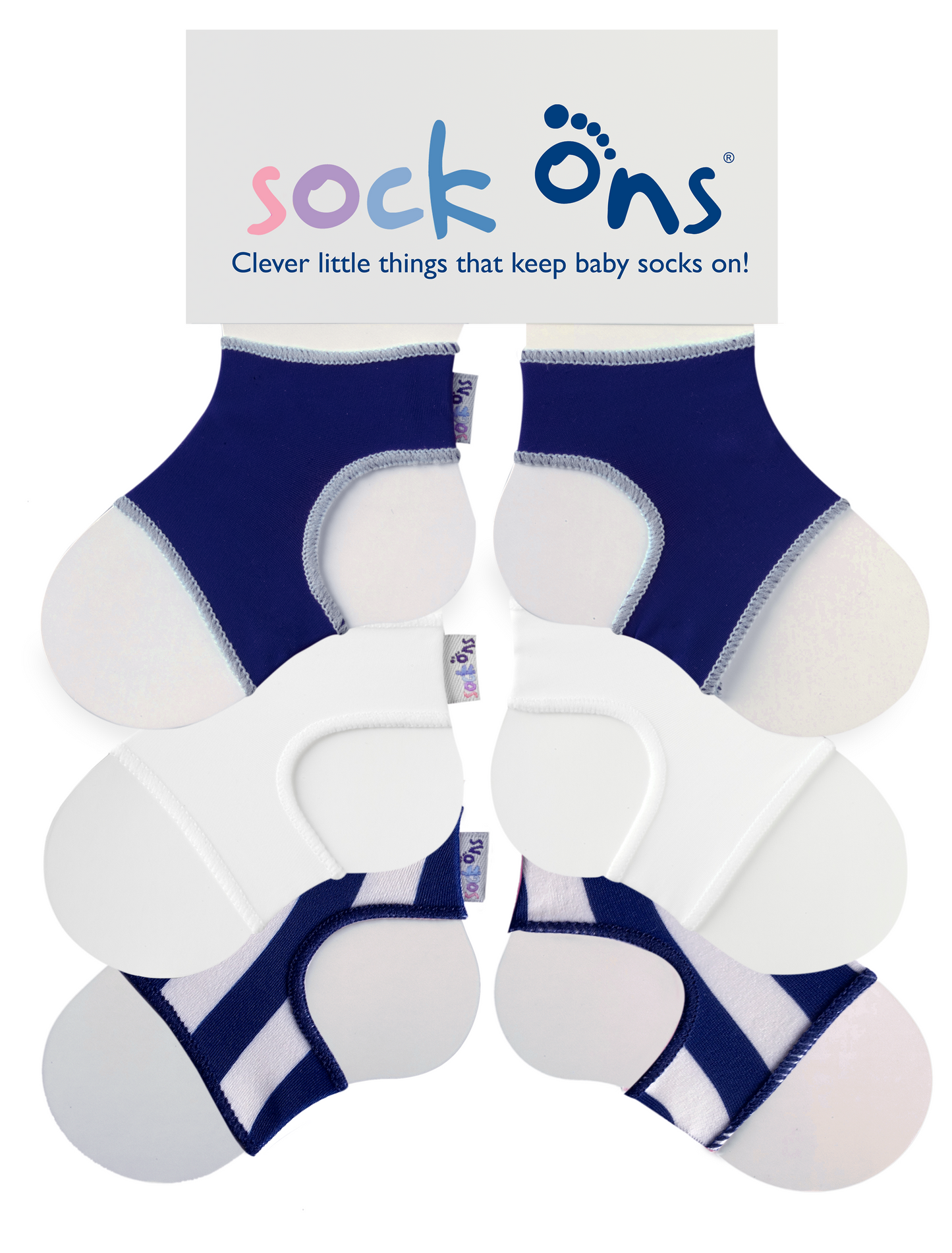 3pk Full Sock Ons Collection 24