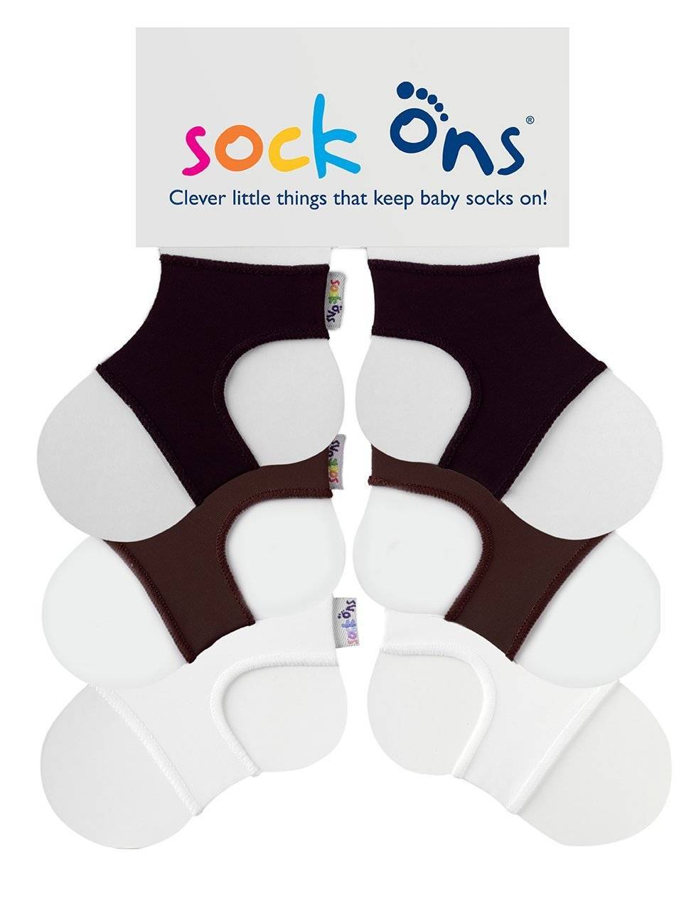 3pk Whites Sock Ons Multi Pack SAVE!