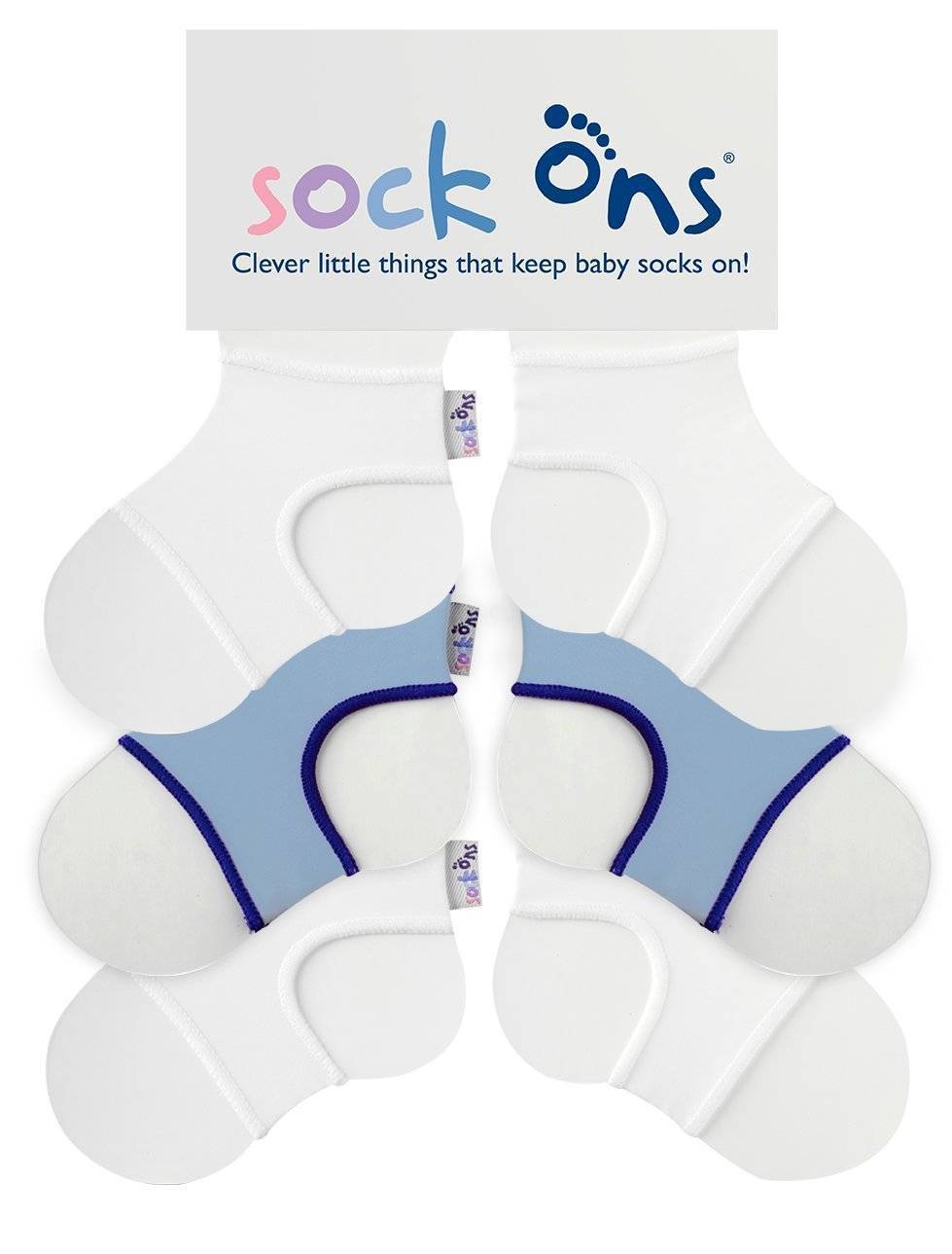 3pk Whites Sock Ons Multi Pack SAVE!