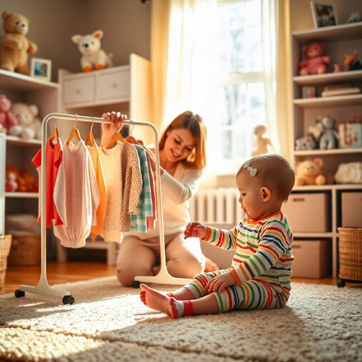 10 Clever Ways to Organise Baby Clothes