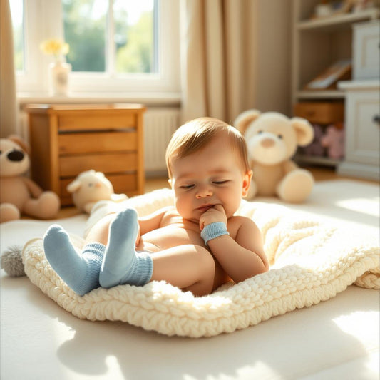 Should newborn babies wear socks in the summer?