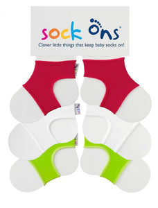 3pk Classic Sock Ons Multi Pack SAVE!