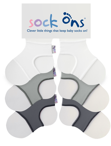 Image of 3pk Neutral Sock Ons Multi Pack!