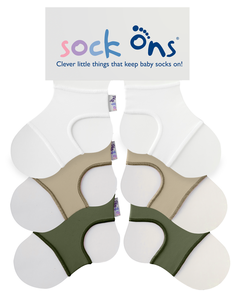 3pk Neutral Sock Ons Multi Pack