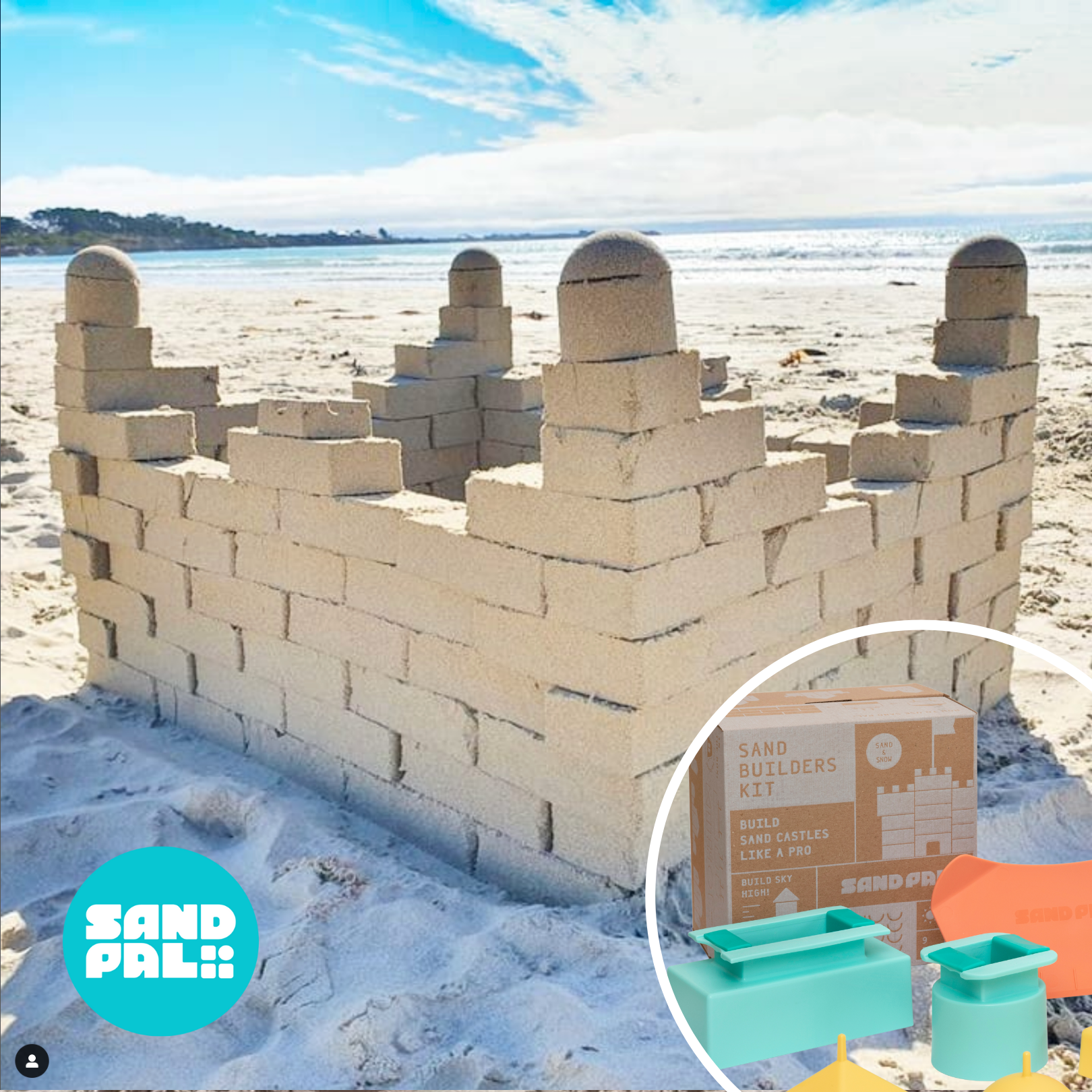 Sand Castle Building Kit Sock Ons