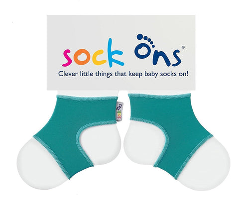 Image of Sock Ons 0-6m Turquoise