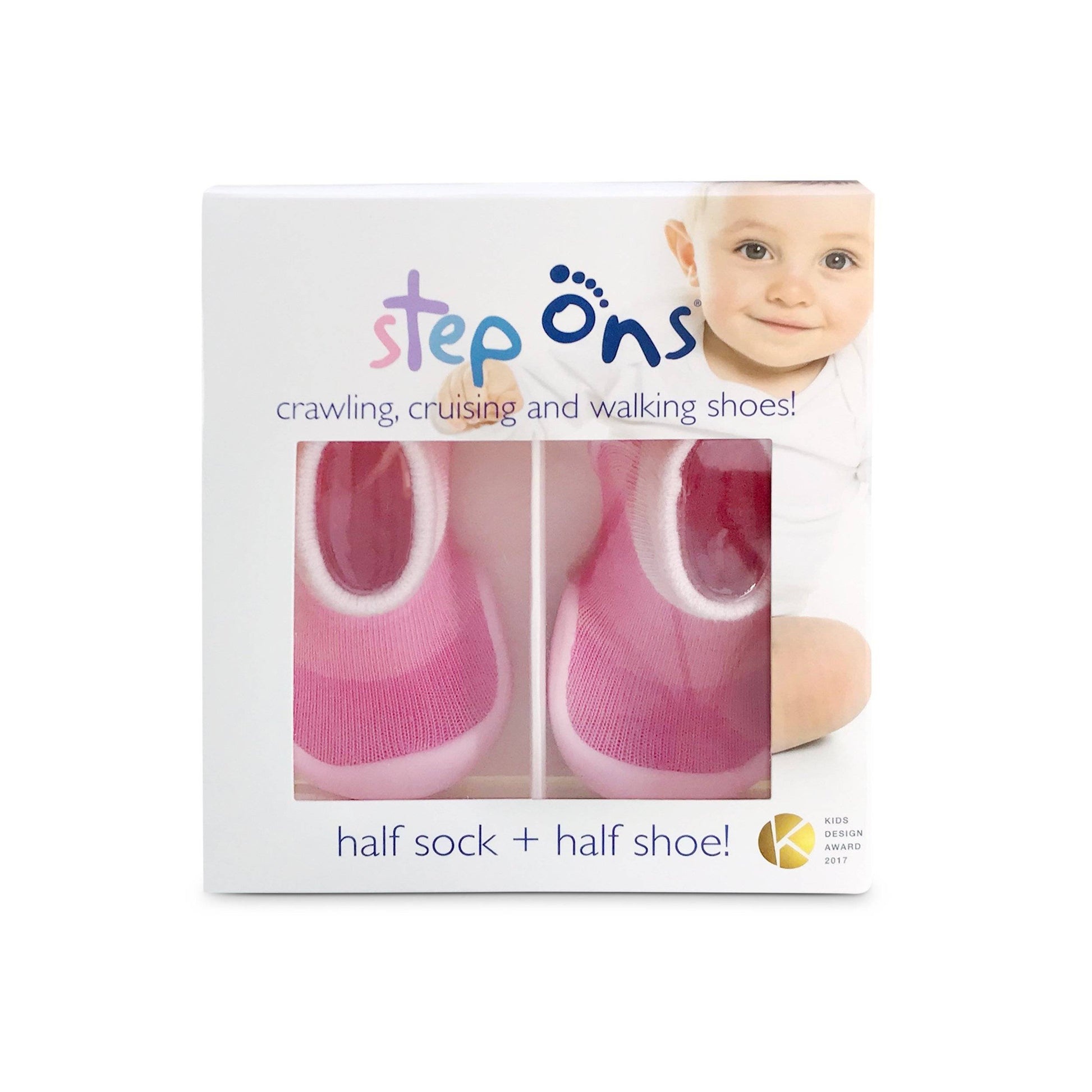 Step Ons Crawling, Cruising, Pre-Walker Baby Sock Shoe Full Range