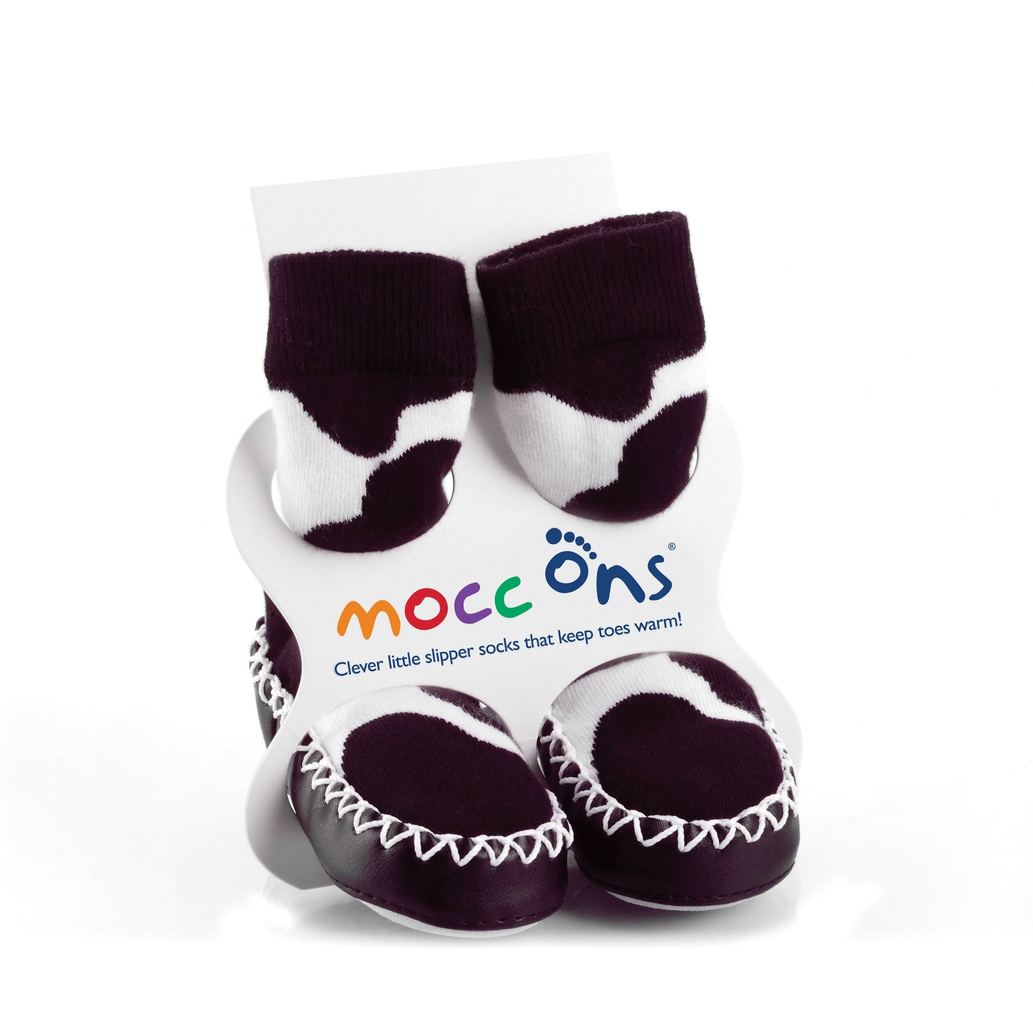 Mocc Ons at Sock Ons - Cute Moccasin Style Slipper Socks