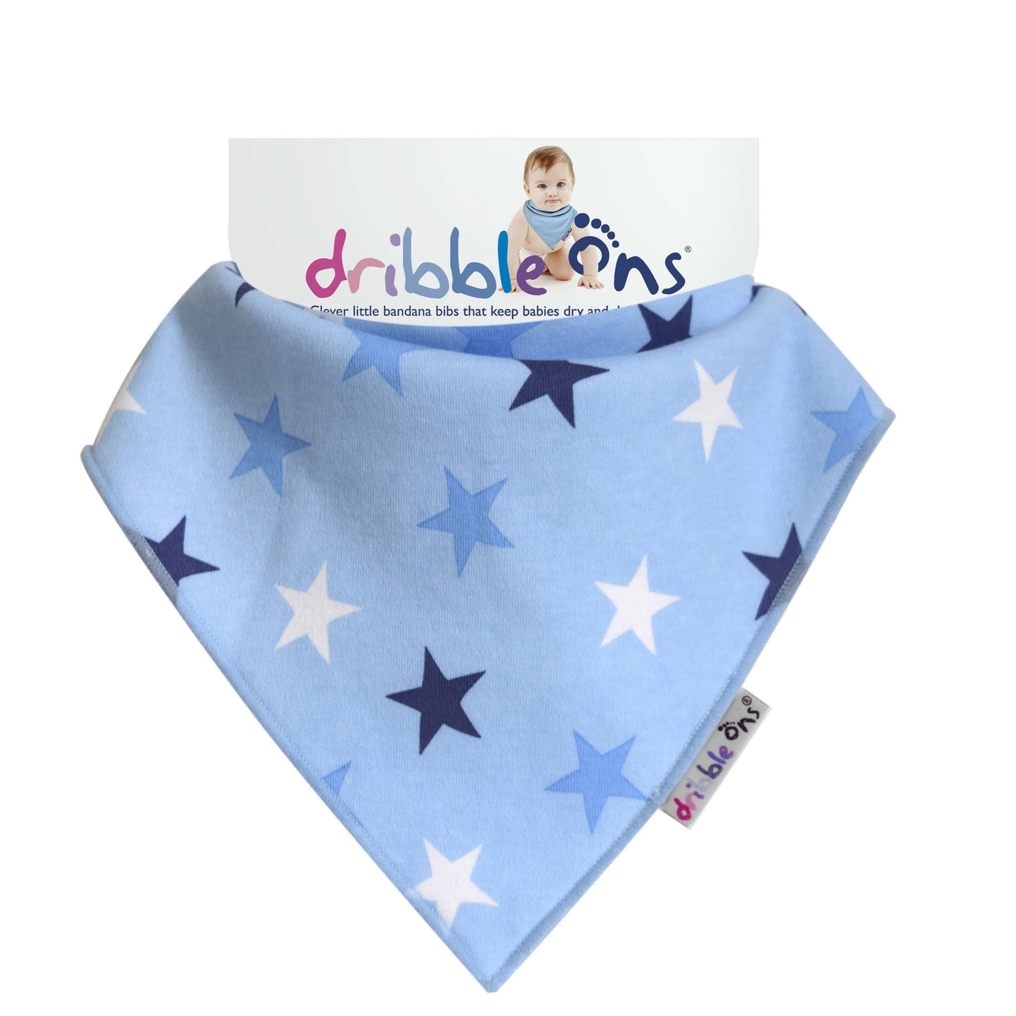 Dribble Ons Designer Blue Star