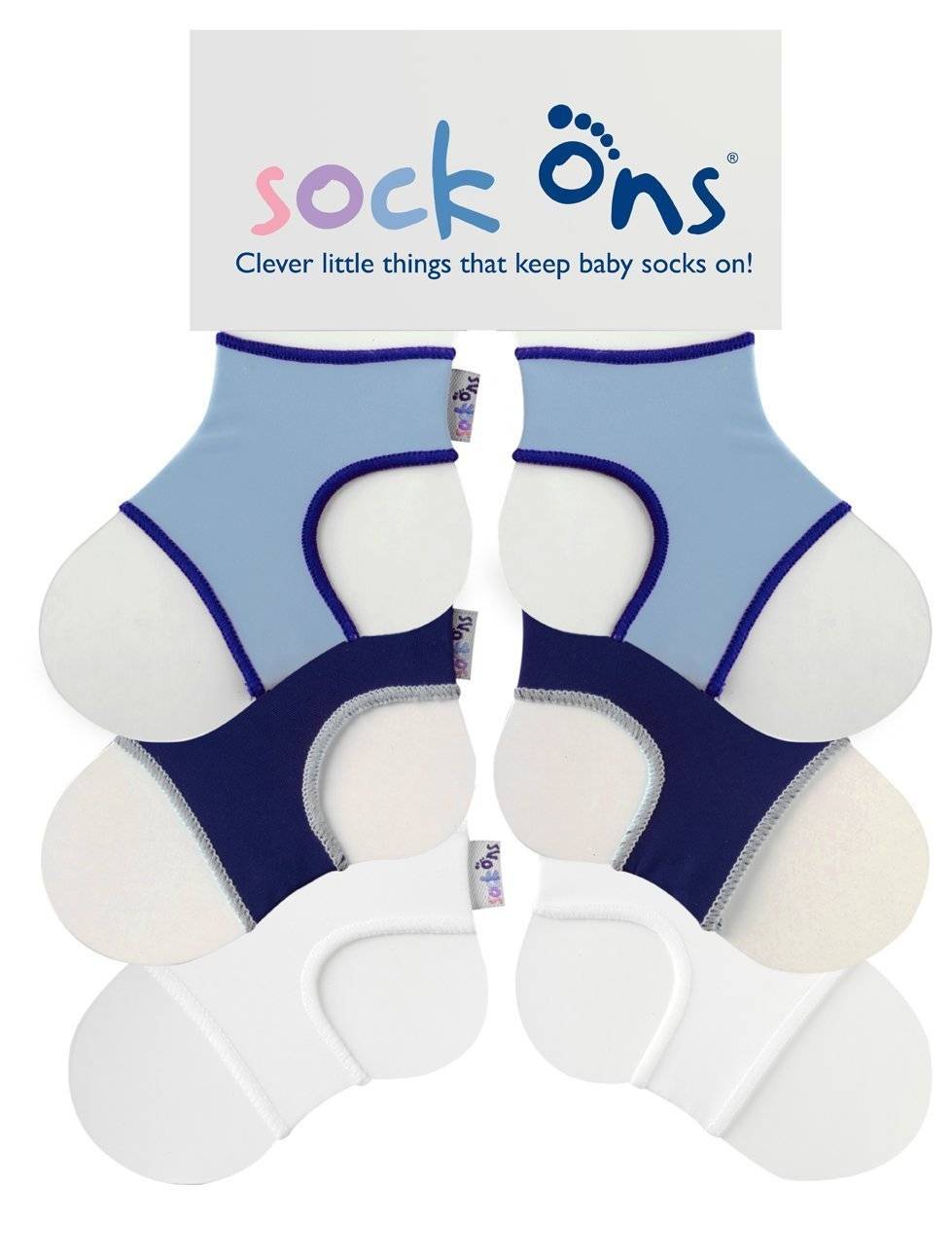 Sock Ons Keep Baby Socks On #1 Baby Sock Holder UK