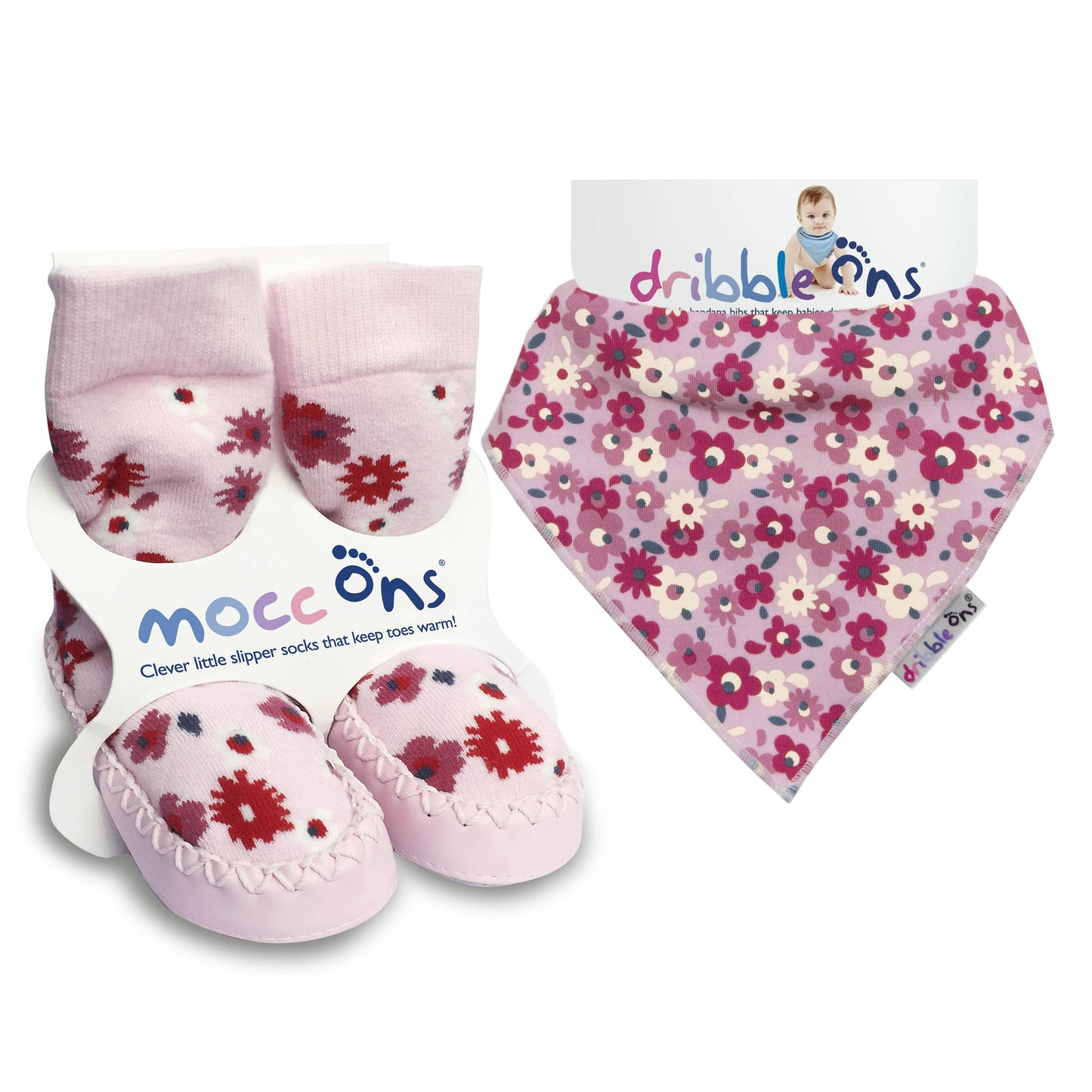 Mocc Ons Dribble Ons BUNDLE Cow print