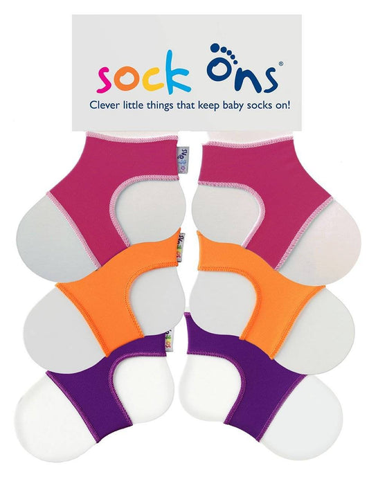 3pk Colour Sock Ons Multi Pack SAVE!